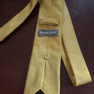 Michael Kors Mustard Yellow Tie 109% polyester